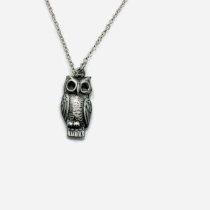 Pewter Owl Necklace
